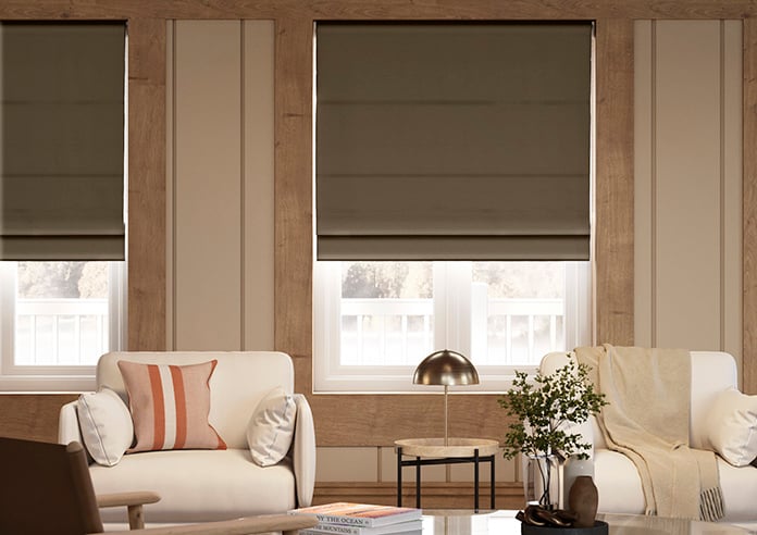 Norleigh, Otter - Twist&Fit Roman Blind - Image 3